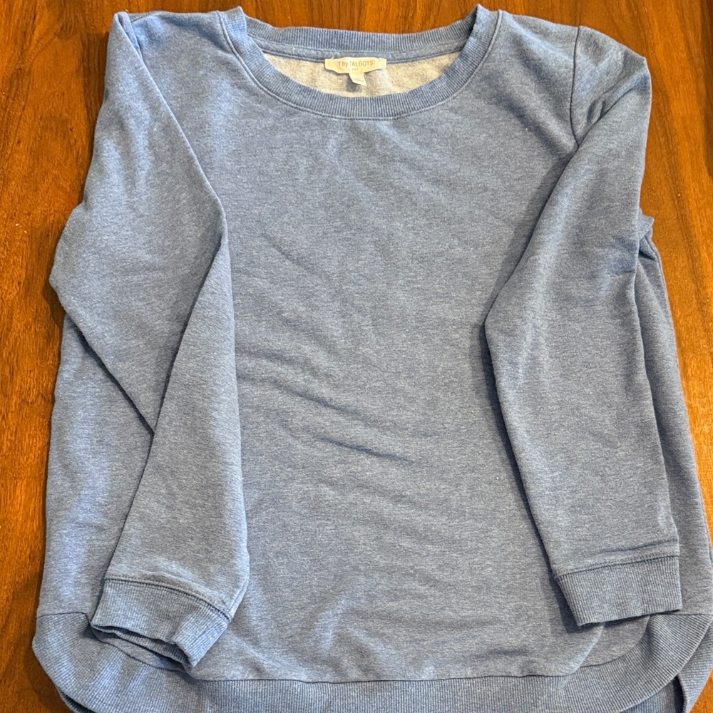 Talbots Light Blue Knit Top